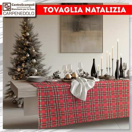 Tovaglia Natalizia Lurex 140x240 - Var. 01