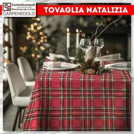 Tovaglia Natalizia Lurex 140x240 - Var. 01