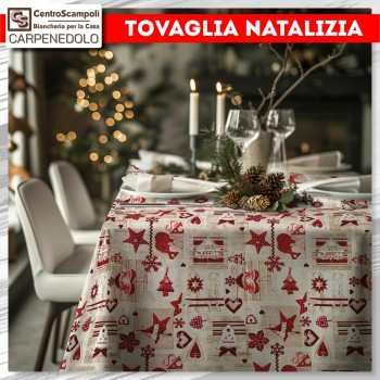 Tovaglia Natalizia 140x300 - Var. 02