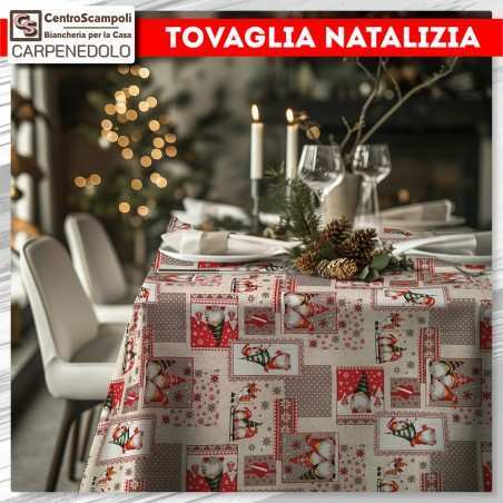 Tovaglia Natalizia 140x300 - Var. 03