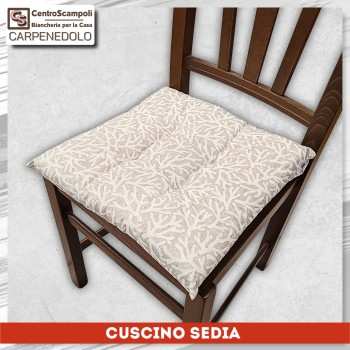 Cuscini per sedie Corallo Beige con laccetti