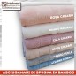 Asciugamano Viso Bamboo Col. Bianco