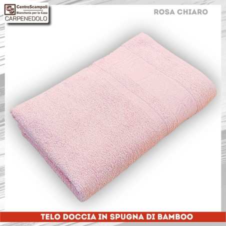 Telo Doccia Bamboo Col. Rosa