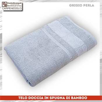 Telo Doccia Bamboo Col. Grigio