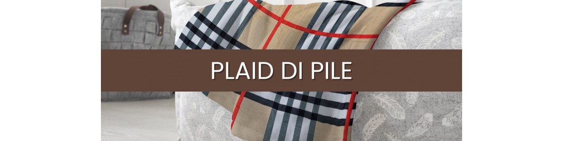 Coperta, plaid divano, plaid pile